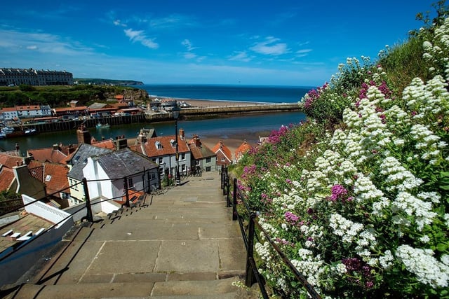 An essential trip on a visit to Whitby the top attraction according to TripAdvisor is the 199 steps heading up to Whitby Abbey.