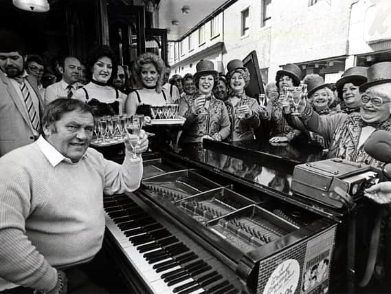Les Dawson & The Roly Polys line-up at Blackpool Grand Theatre in 1984