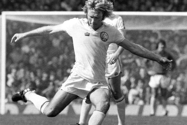 Leeds United's Tony Currie pictured in August 1978. Photo Allsport Hulton/Archive