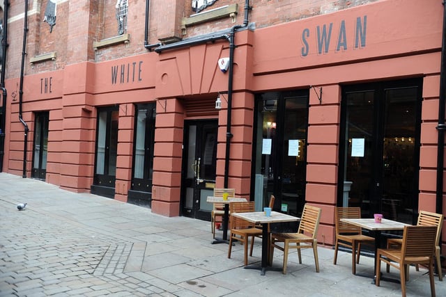 The pub is tucked away next to the City Varieties Music Hall in Leeds city centre. Rated 4.5 on Tripadvisor, reviewers said the pub caters for both couples and families. Highchairs are available