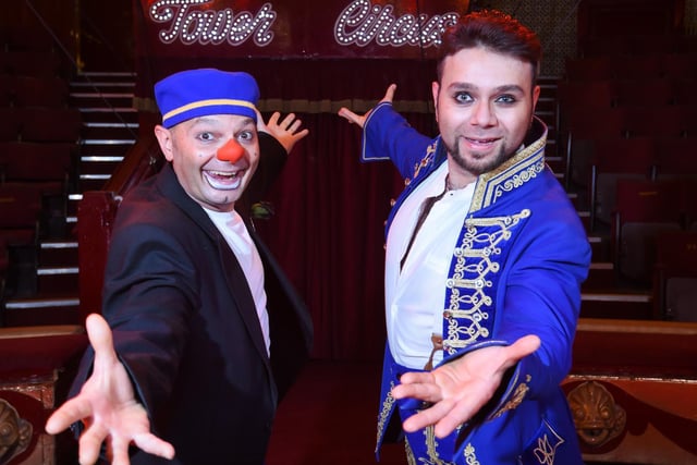 Clown duo Mooky and Mr Boo back where they belong at Blackpool Tower Circus.