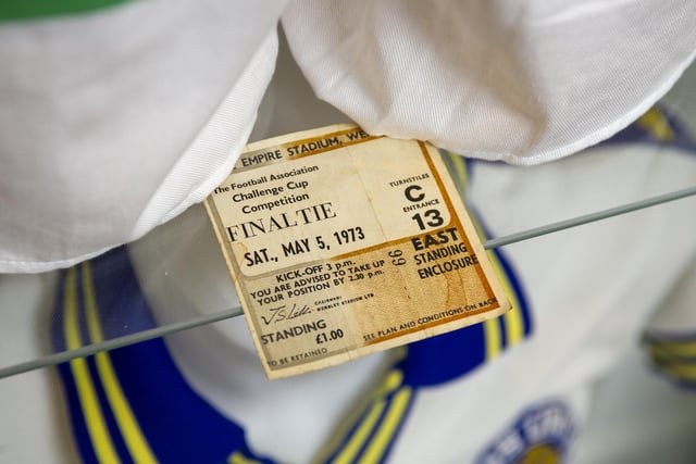 A ticket from the 1973 FA Cup final.