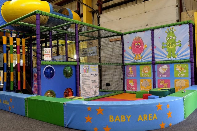 The soft play area has Covid-19 secure measures in place