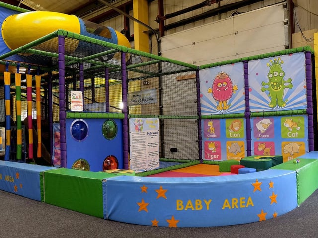 The soft play area has Covid-19 secure measures in place