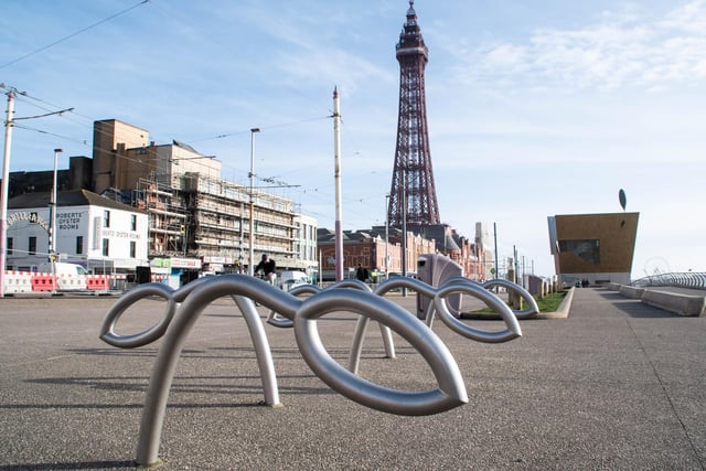 These lovely little structures are bike racks.