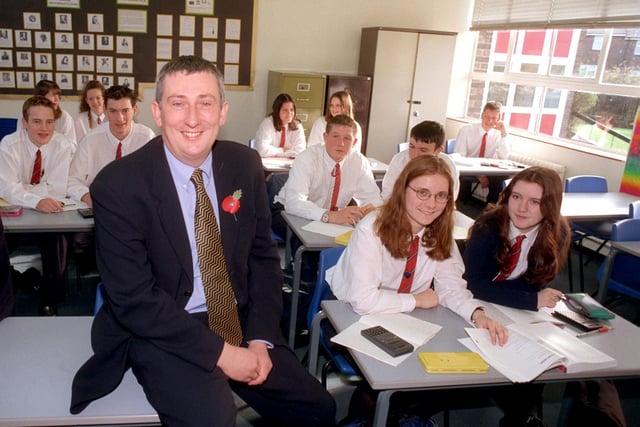 Chorley MP Lindsay Hoyle meets pupils at Southlands high School, Chorley, for the first ever school surgery and youth forum.