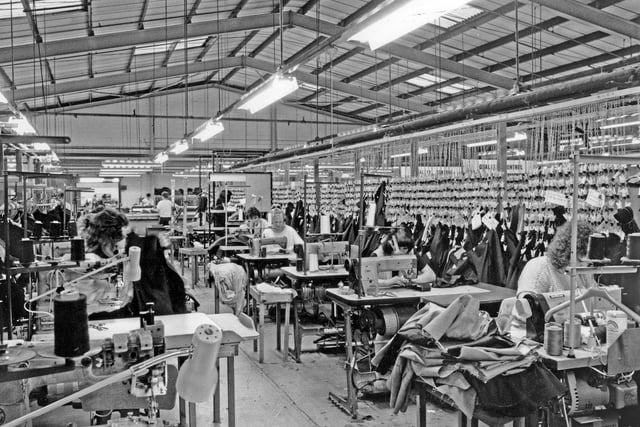 Inside the Burton factory.