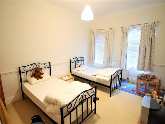Spacious guest room or childrens room.