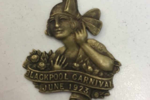 Thousands of souvenir pendants were produced nearly 100 years ago for the first Blackpool Carnival.

None were believed to still exist until Michael Brady, a metal detectorist from Preston, struck heritage gold as he was scouring the beach close to Central Pier after Storm Brian in 2017.

The woman pictured on the pendant is Florence Stevenson, the face of the carnival and daughter of resort councillor Edward Stevenson, who became mayor in 1939.