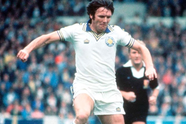 Eddie Gray in action against Ipswich Town in 1977.
