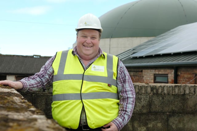 Director of Farmgen, Simon Rigby, at the energy producing site in Warton