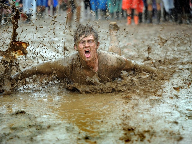 And sometimes, all that rain can lead to a LOT of mud.
