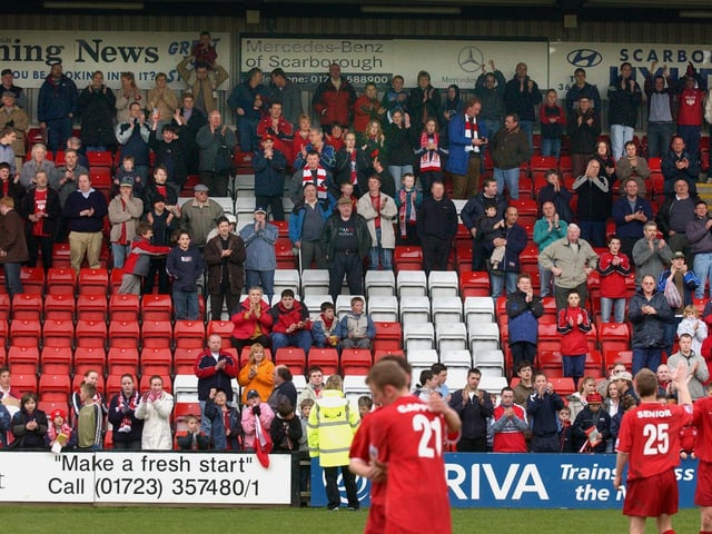 PHOTO FOCUS: Scarborough FC v Accrington Stanley / 2004