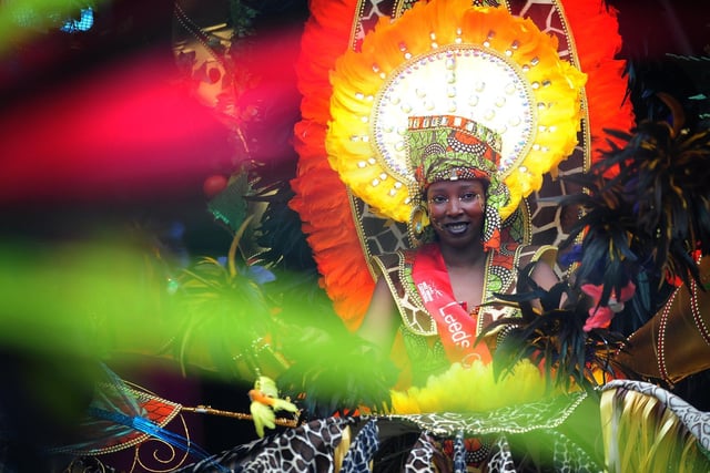 Carnival Queen Davina Harmer in August 2014