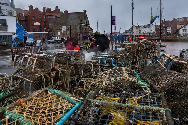 Wet weather in Whitby (photo: James Hardisty).
