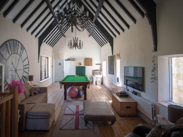 The stunning games room