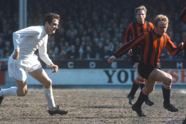 Manchester City were beaten at Elland Road thanks to a goal from John Giles in front of more than 43,000 fans.