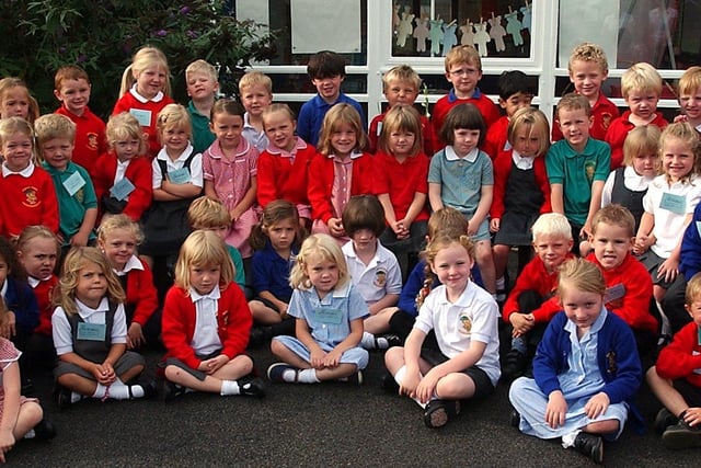 New starters at Aspin Park Primary School in 2006.