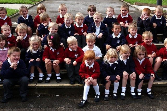 New starters at The Manor Primary School in 2006.