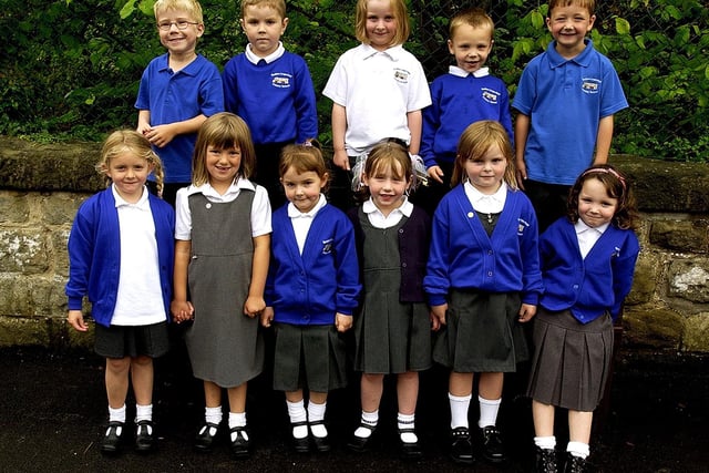 New starters at Scotton Lingerfield School in 2006.