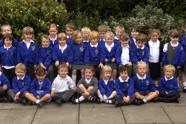 New starters at Coppice Valley Primary School in 2006.