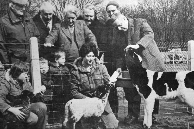 RETRO - VIPs at the opening of Haigh Hall Zoo over the Easter weekend in 1975.