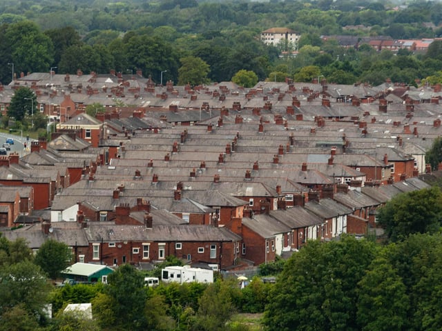 Terraced houses on Tulketh Brown are just one of the many views.
