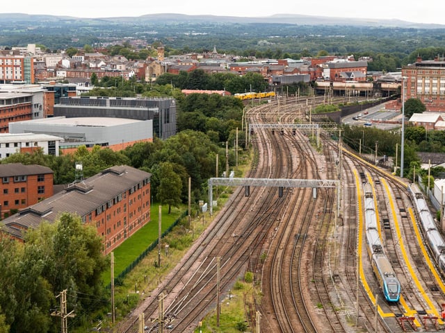 Keen train spotter? The spire is one of the best places to watch trains come in and out of Preston.