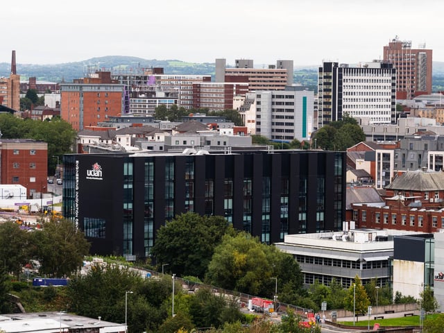 The impressive new UCLAN Engineering Innovation Centre.