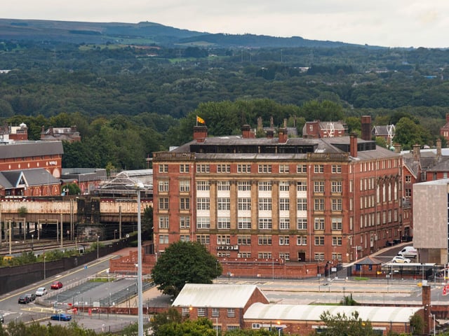 Lancashire County Council has an impressive backdrop.