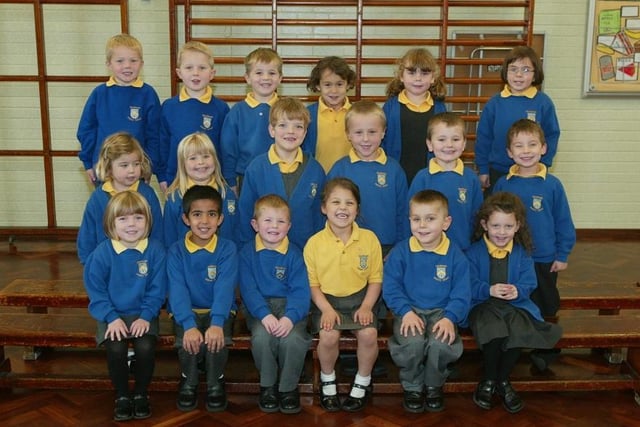 Woodhouse School's reception class back in 2004
