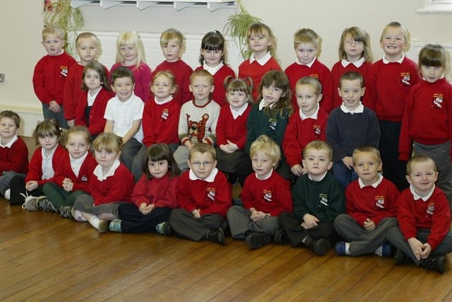 Tuel Lane Infant School, Sowerby Bridge, reception class back in 2004.