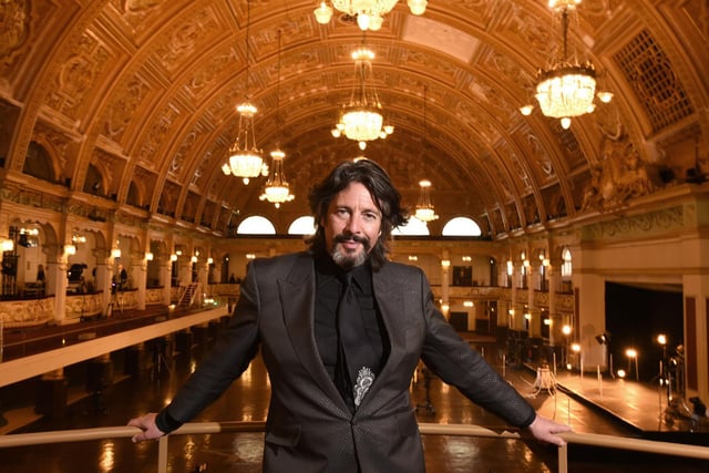 Lights curator Laurence Llewellyn-Bowen was in attendance at the Winter Gardens.