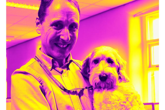 Hospital chaplain David and his cockapoo have provided support and comfort to sick patients at East Lancashire’s NHS Hospitals