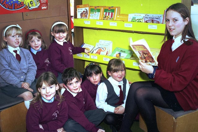 Book Week at Woodfold primary school in 1996