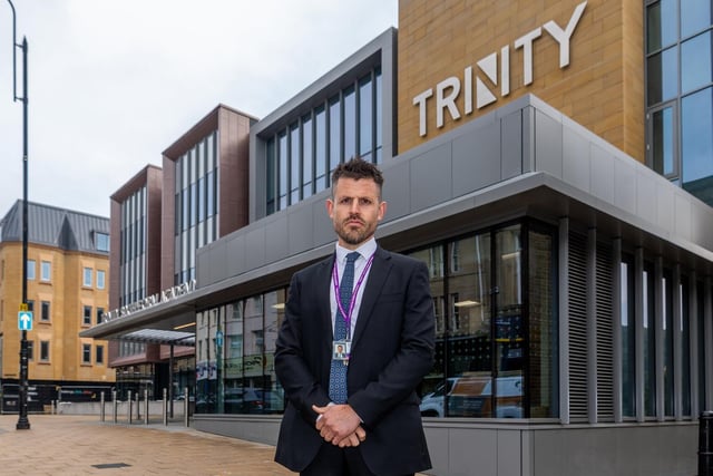 Pictured Michael Fitzsimons, The principal of the new Halifax Trinity Sixth Form Academy