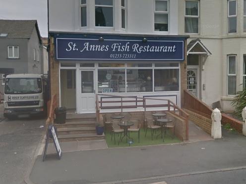 St Annes Fish Restaurant | 41 St Andrew's Rd S, Lytham Saint Annes FY8 1PZ | 01253 723311