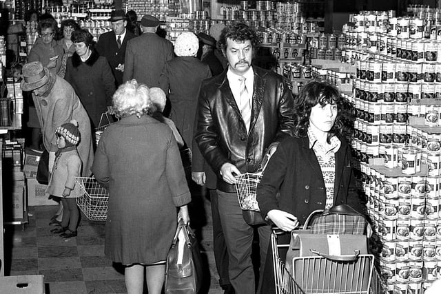 Whelan's supermarket in Wigan town centre 1972