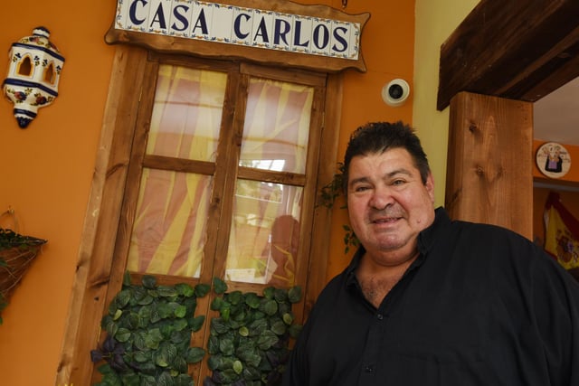 Carlos Medina at Casa Carlos, Wigan