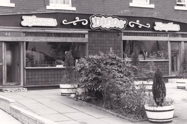 Pizza and pasta were the speciality at this restaurant back in November 1976.
