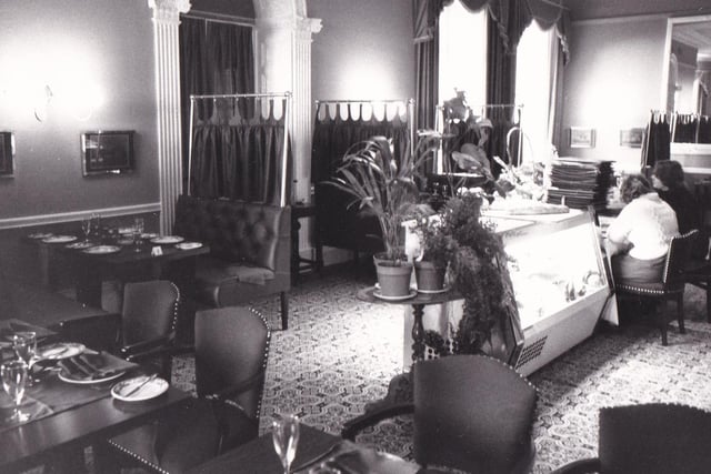 Do you remember The Seafood Restaurant inside The Mansion? This photo was taken in December 1975.
