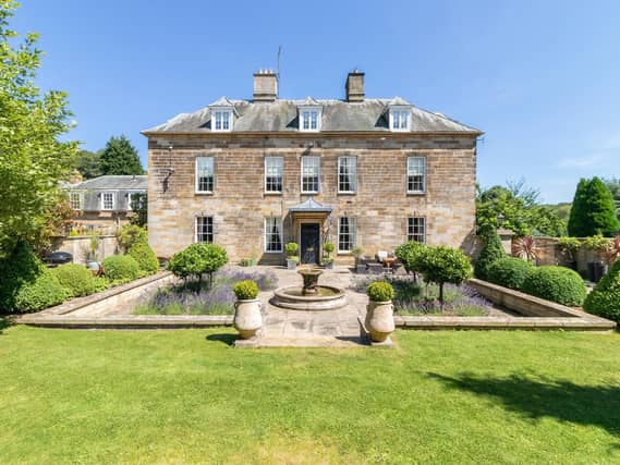 The impressive Carr Hall has echoes of a French chateau