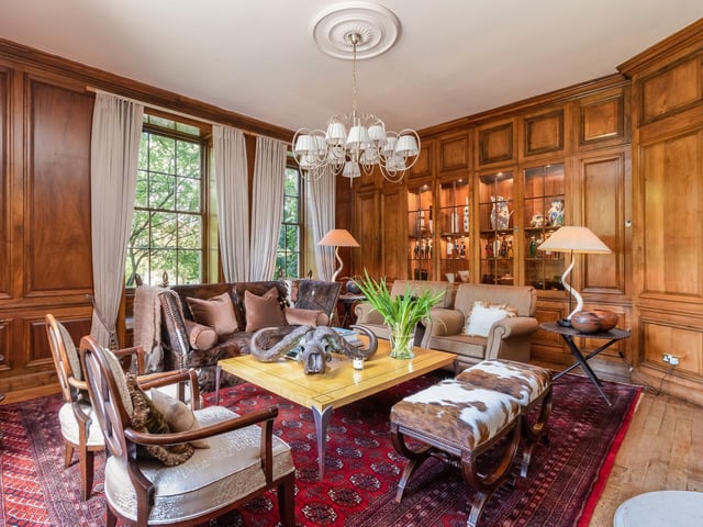 The house is an enigmatic blend of ancient and modern.