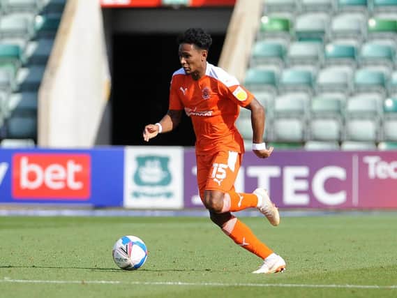 Demetri Mitchell gave a good showing on his Blackpool debut