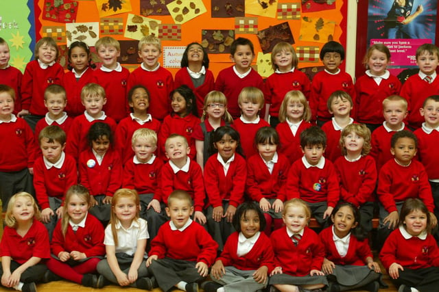 School starters at St Mary's School, Swires Road, Halifax