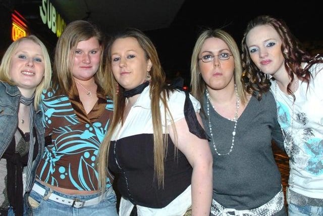 Helen, Nat, Becky, Kirsty and Leanne.