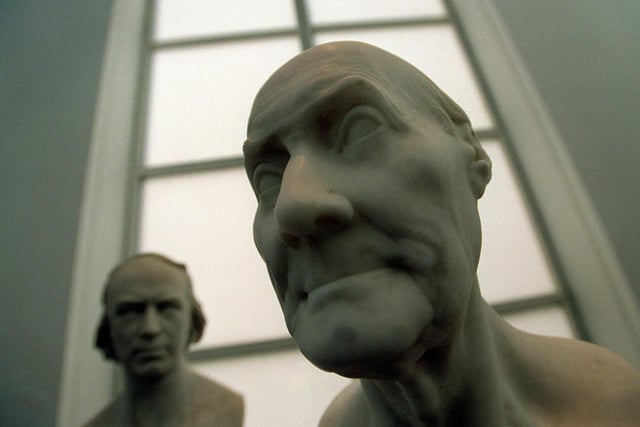 The Return To Life exhibition  - a new look at the portrait bust - was being staged  Henry Moore Institute on The Headrow.