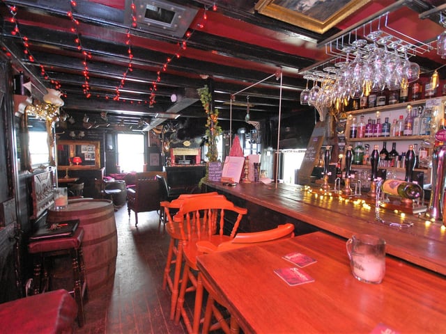 It's easy to picture the pub as it may have been centuries before.