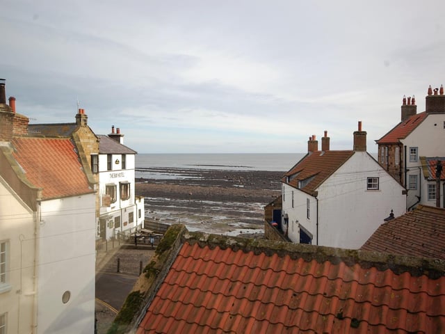 The property is a stone's throw from the beach