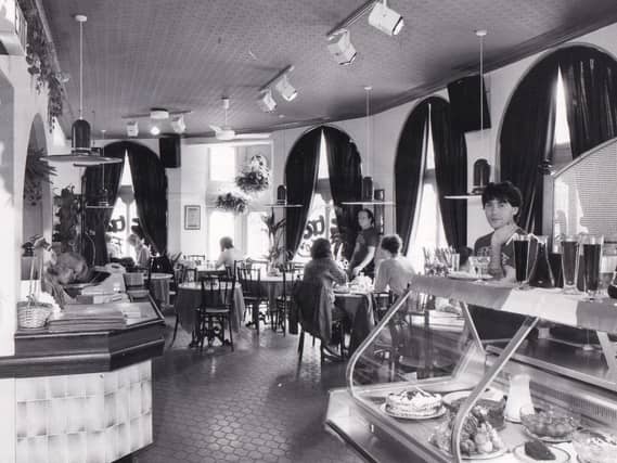 This restaurant on Commercial Street in the city centre boasted 16 starters and 17 specialities with house wine £4.70 for a litre back in April 1984.